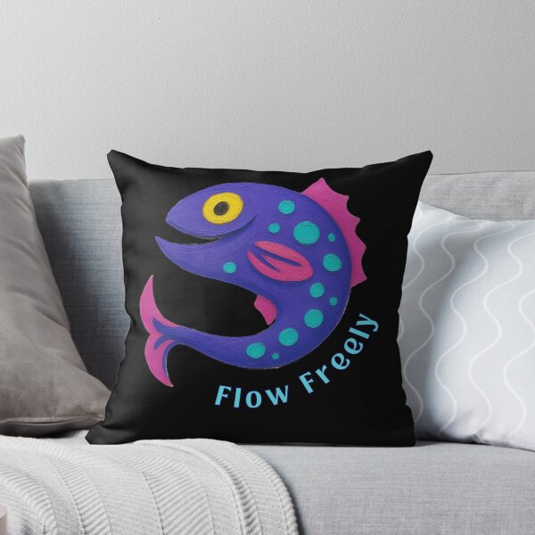 Artikelvorschau, Flow Freely - Colorful Whimsical Fish entworfen und verkauft von PatykArt.