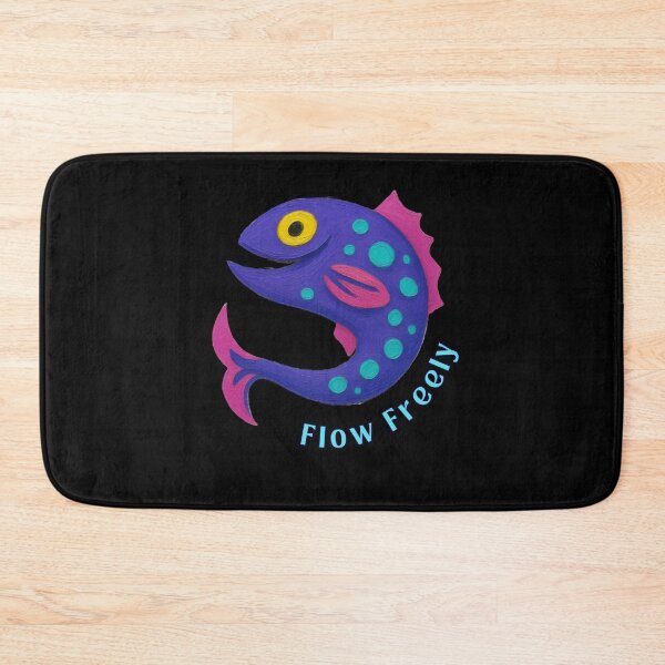 Artikelvorschau, Flow Freely - Colorful Whimsical Fish entworfen und verkauft von PatykArt.