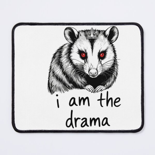 Item preview, Psycho Opossum Healing Era Shirt Mental Health Humor Cute Gothic Aesthetic designed and sold by HealingEraInk.