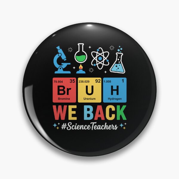 Item preview, Bruh We Back Periodic Table Funny Science Teacher Back To School designed and sold by MysticMirth.
