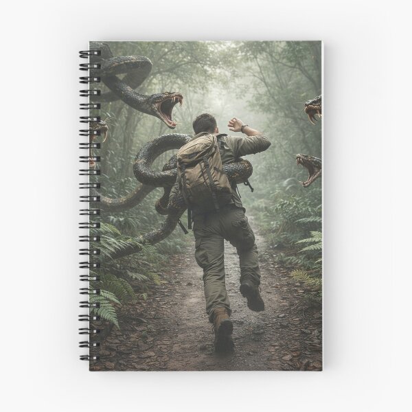 Item preview, Danger in Tropical Forest Trail at Dark - beware - don't come here... designed and sold by www.elyunqueprints.store.