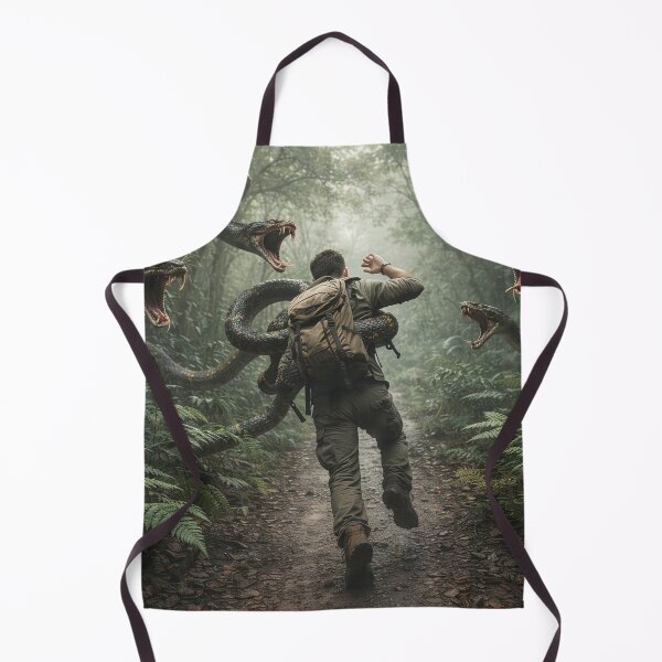 Item preview, Danger in Tropical Forest Trail at Dark - beware - don't come here... designed and sold by www.elyunqueprints.store.