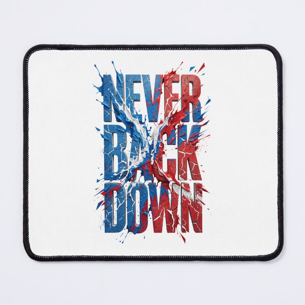 Item preview, Never Back Down designed and sold by 123ToGo.