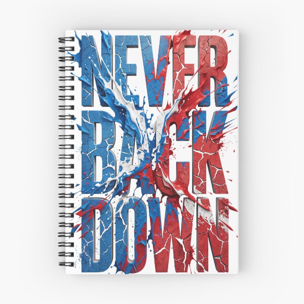Item preview, Never Back Down designed and sold by 123ToGo.