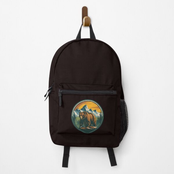 Item preview, Vintage Grizzly Bear Wilderness Emblem designed and sold by Structure-Blue.