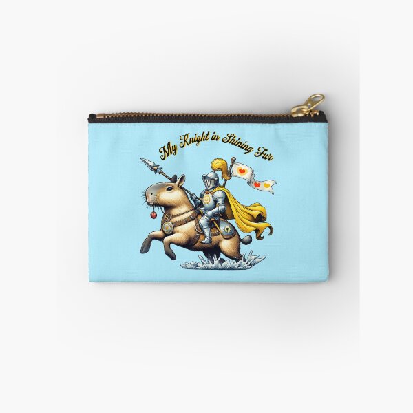 Item preview, My Knight in Shining Fur – Funny Romantic Capybara Knight Anniversary Gift designed and sold by Sachie's Studio.