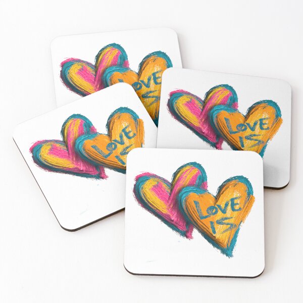 Item preview, two hearts, text love designed and sold by TanyaLovus.