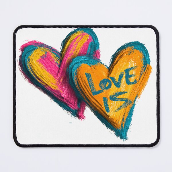 Item preview, two hearts, text love designed and sold by TanyaLovus.