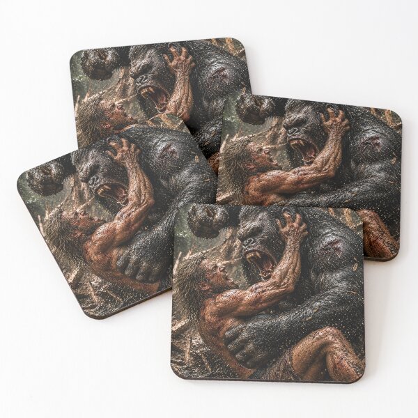 Item preview, EPIC NATURE - Man and a Gorilla designed and sold by MetusArt.