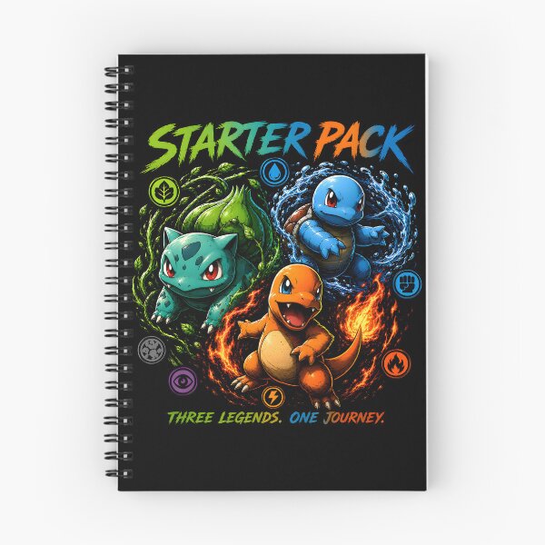 Item preview,  Starter Pack- Three Legends One Journey- Grass Fire Water -Starters Aesthetic Design designed and sold by Trinidesigns123.