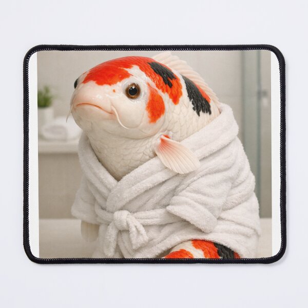 Item preview, Cozy Bathrobe Koi Carp designed and sold by Sillytoe.