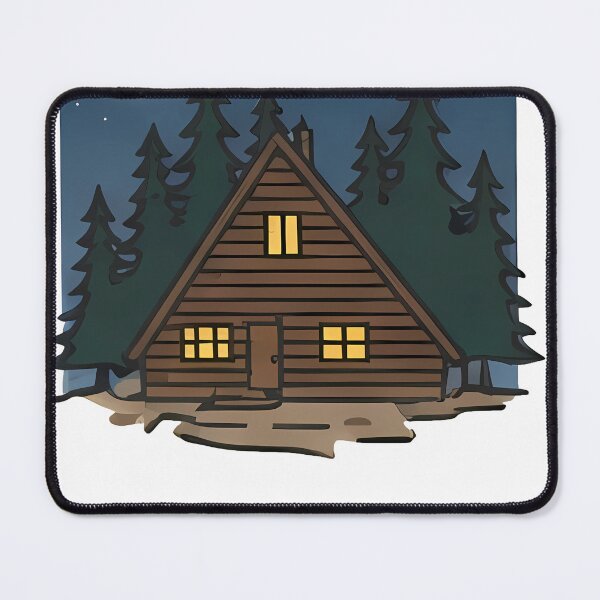 Item preview, Cabin Life - Casetta nel bosco al chiaro di luna designed and sold by Verdiami.