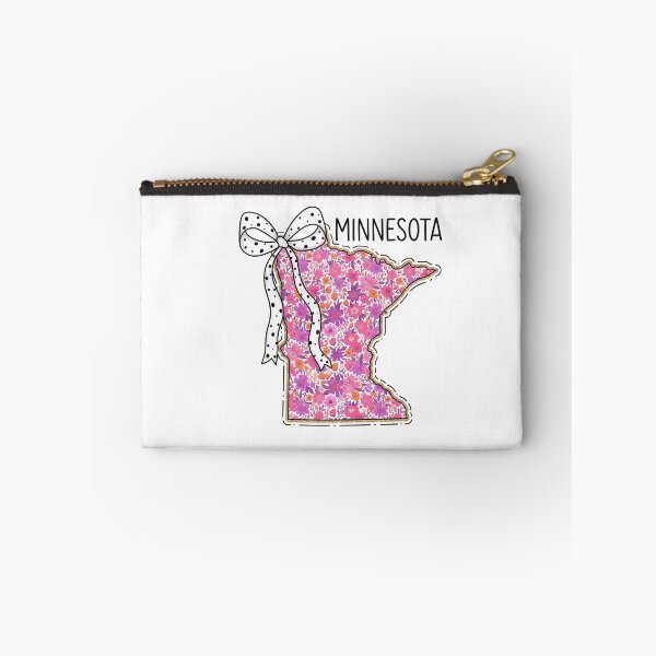 Item preview, Cute Minnesota  Floral Map Graphic Coquette Bow Design designed and sold by Paper Drip.