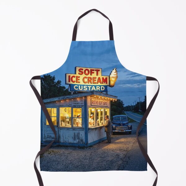 Item preview, Vintage Soft Ice Cream Stand designed and sold by Home Decor Art.