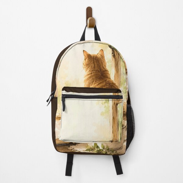 Item preview, Cozy Watercolor Cat at Window with Book designed and sold by Moodprint5.