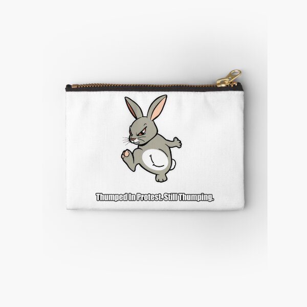 Item preview, Rabbit - Thumped In Protest Still Thumping - Funny Rabbit Gift designed and sold by pawdrops.