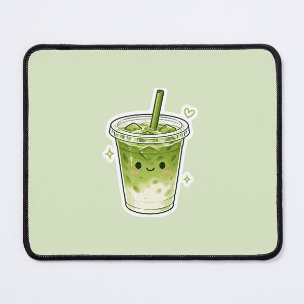 Item preview, Cute Matcha Latte Kawaii designed and sold by HapaHara.