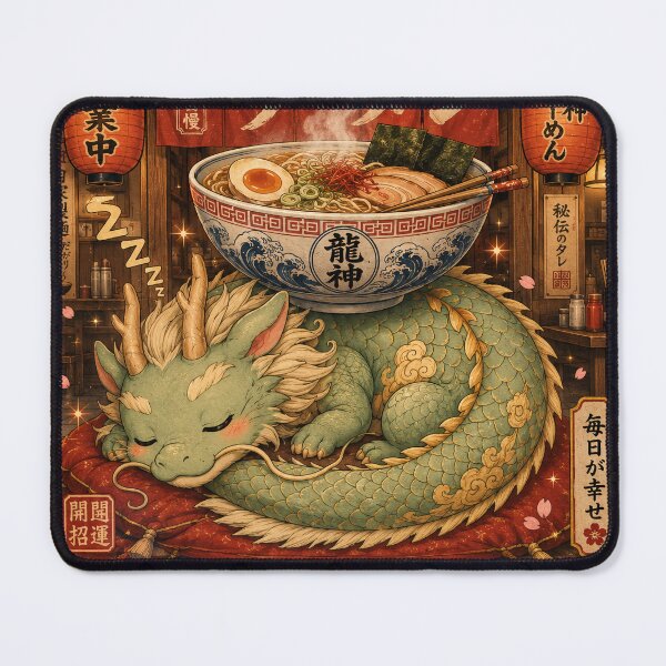 Item preview, Sleeping Dragon Ramen – Vintage Japanese Poster Art designed and sold by Cary-s.