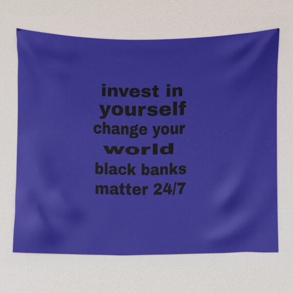 Item preview, Invest in Yourself, Change Your World – Black Banks Matter T-Shirt designed and sold by blackbankmatter.