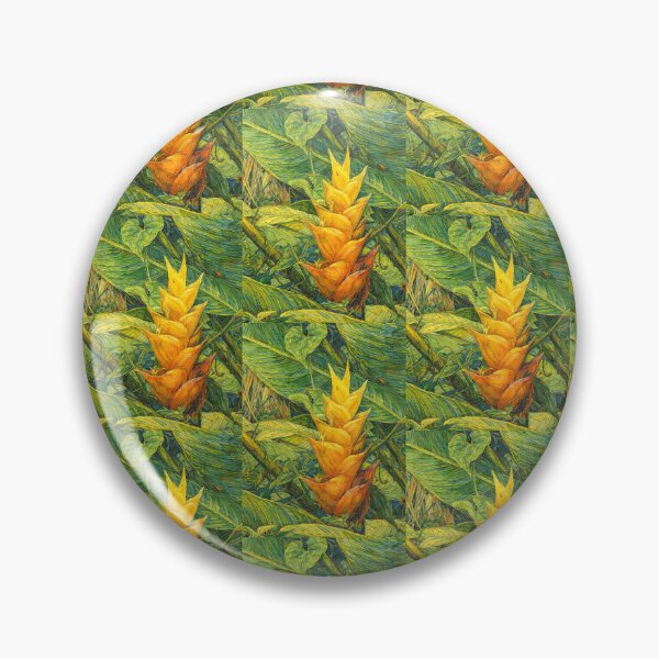 Item preview, Flowers of the Tropics - HELICONIA - AI Paint by Rosseau - El Yunque Rainforest PR designed and sold by www.elyunqueprints.store.