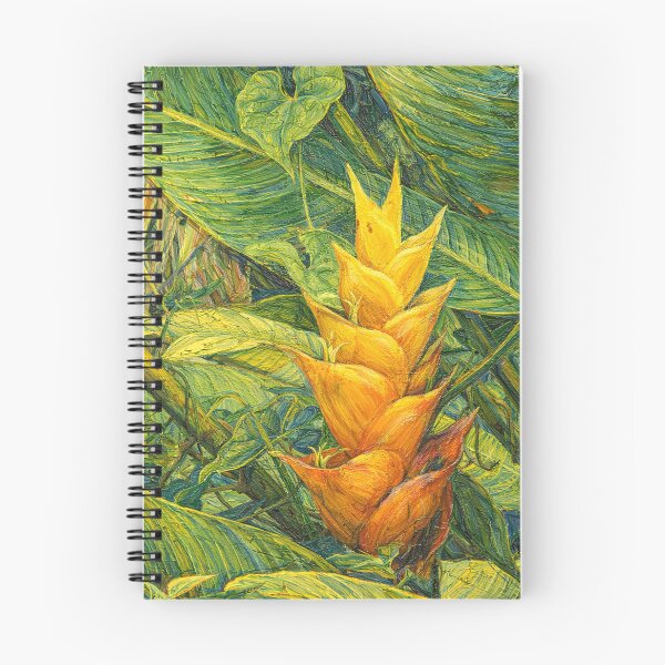 Item preview, Flowers of the Tropics - HELICONIA - AI Paint by Rosseau - El Yunque Rainforest PR designed and sold by www.elyunqueprints.store.