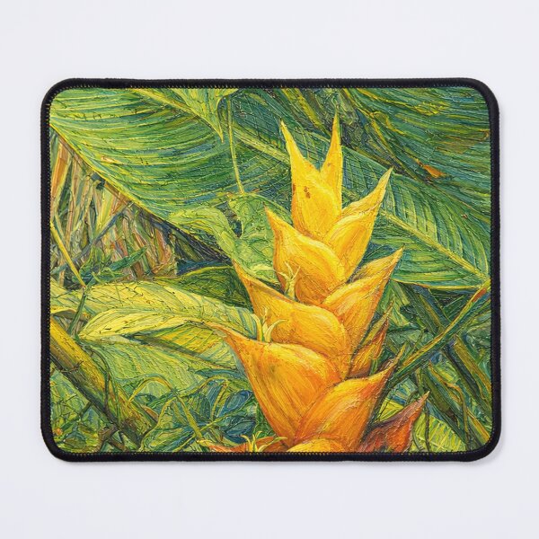 Item preview, Flowers of the Tropics - HELICONIA - AI Paint by Rosseau - El Yunque Rainforest PR designed and sold by www.elyunqueprints.store.