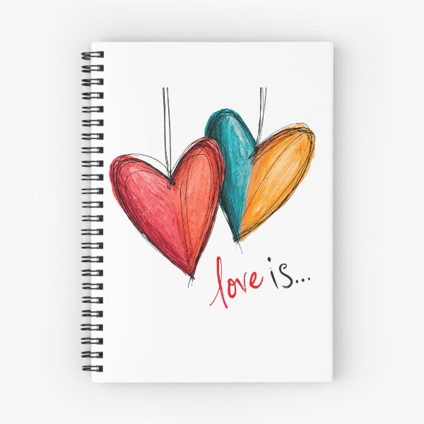 Item preview, two hearts, text love designed and sold by TanyaLovus.