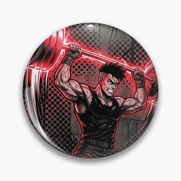 Item preview, Anime Warrior Maximum Strength Weightlifting designed and sold by JonelleTshirts.
