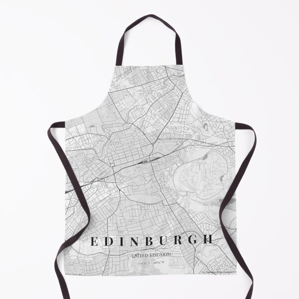 Item preview, Edinburgh Black White City Map Poster, Minimal Street Map Wall Art designed and sold by LASTIQUE-dd.