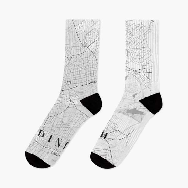Item preview, Edinburgh Black White City Map Poster, Minimal Street Map Wall Art designed and sold by LASTIQUE-dd.