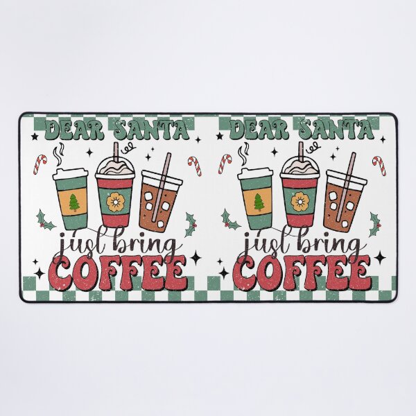 Item preview, Dear Santa Just Bring Coffee Shirt | Funny Christmas Coffee Tee | Coffee Lover Xmas Gift designed and sold by DigitalChickHub.