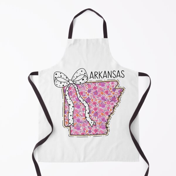 Item preview, Cute Arkansas Floral Map Graphic Coquette Bow Design designed and sold by Paper Drip.