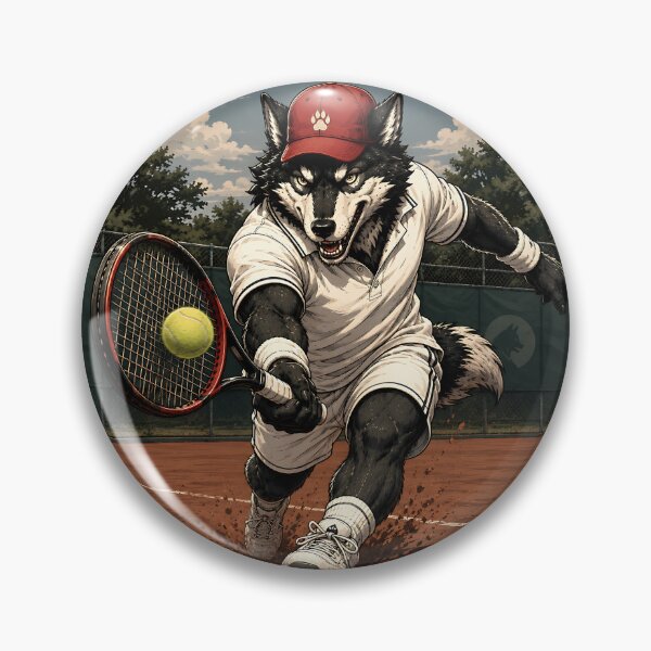 Item preview, Tennis Champion Wolf designed and sold by Mangurrian Shop.
