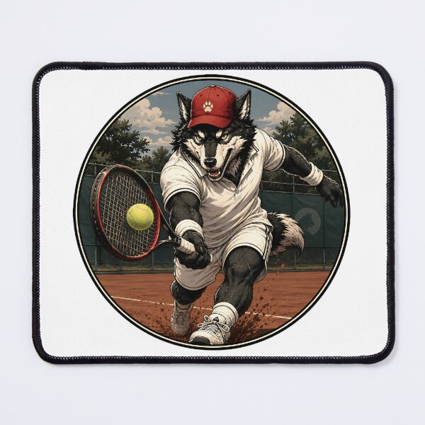 Item preview, Tennis Champion Wolf designed and sold by Mangurrian Shop.
