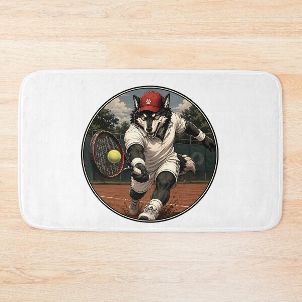 Item preview, Tennis Champion Wolf designed and sold by Mangurrian Shop.