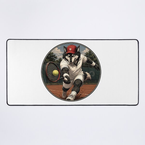 Item preview, Tennis Champion Wolf designed and sold by Mangurrian Shop.