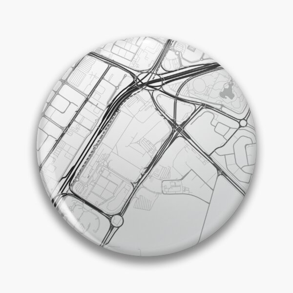 Item preview, Dubai Black White City Map Poster, Minimal Street Map Wall Art designed and sold by LASTIQUE-dd.