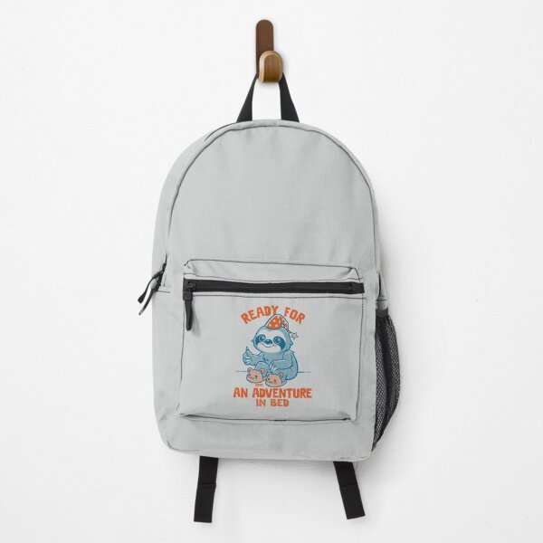 Item preview, Ready For An Adventure In Bed - Sloth designed and sold by World Domination For Cats ®.