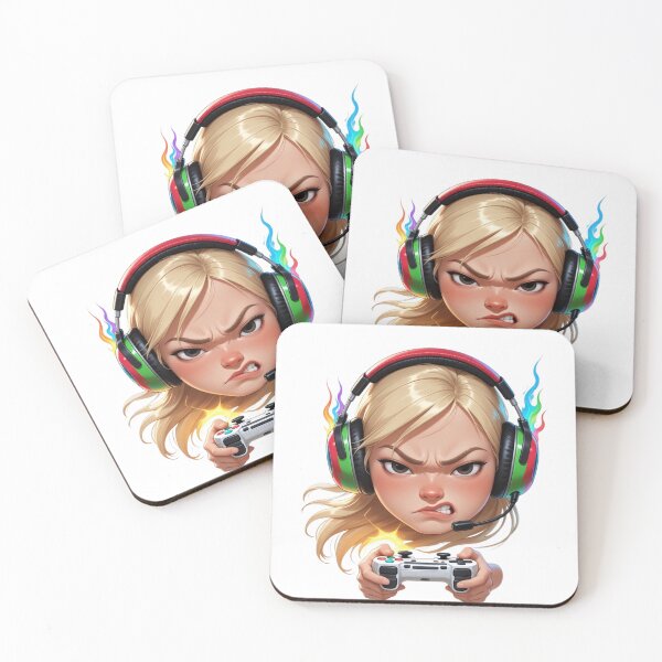 Item preview, Furious Gamer Girl Avatar designed and sold by CodellCreations.