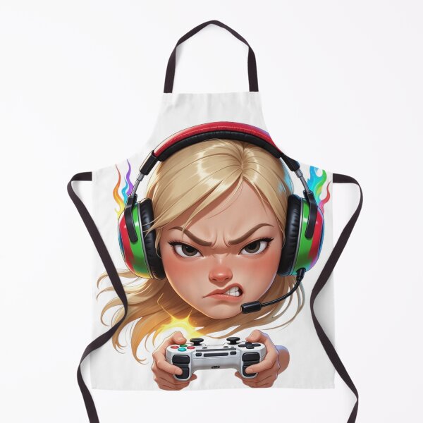 Item preview, Furious Gamer Girl Avatar designed and sold by CodellCreations.