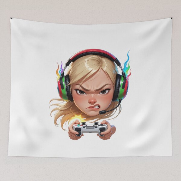 Item preview, Furious Gamer Girl Avatar designed and sold by CodellCreations.