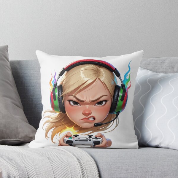 Item preview, Furious Gamer Girl Avatar designed and sold by CodellCreations.