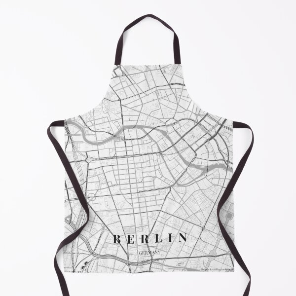 Item preview, Berlin Black White City Map Poster, Minimal Street Map Wall Art designed and sold by LASTIQUE-dd.