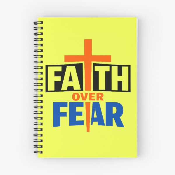 Item preview, Faith Over Fear Christian Cross Graphic Art designed and sold by Oddly Blessed.