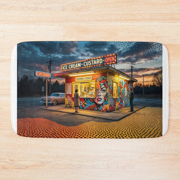 Item preview, Vintage Pop Art Ice Cream Custard Stand designed and sold by Home Decor Art.