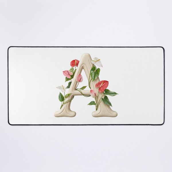 Item preview, Botanical Floral Letter A Monogram designed and sold by Helenaphotoart.