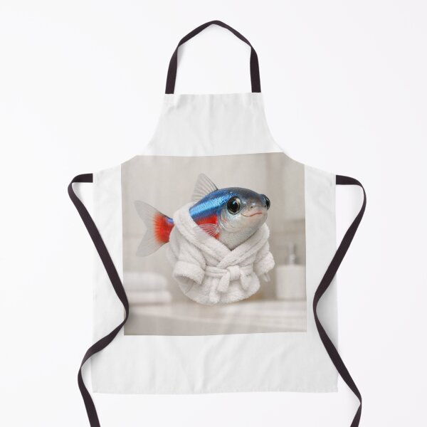 Item preview, Cozy Bathrobe Neon Tetra designed and sold by Sillytoe.