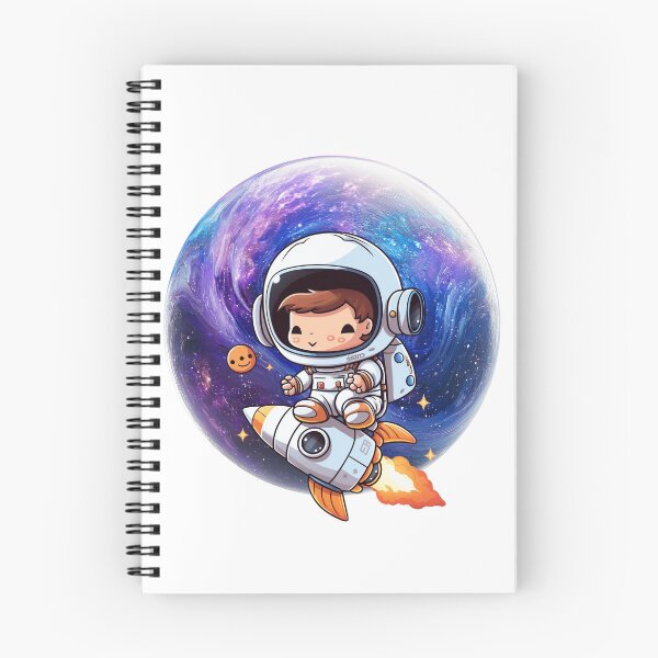 Item preview, Cute Astronaut Riding Rocket designed and sold by Szpaku desart .