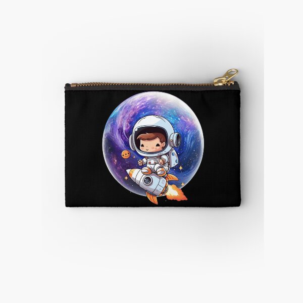 Item preview, Cute Astronaut Riding Rocket designed and sold by Szpaku desart .