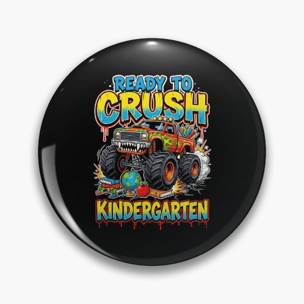 Item preview, Ready To Crush Kindergarten Monster Truck Back To School Boys designed and sold by MysticMirth.